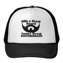 Mit einem großen Bart kommt großes resposibility Retro Cap