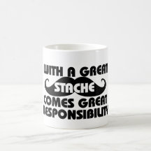 Mit einem großen Stache kommt große Verantwortung Teetassen