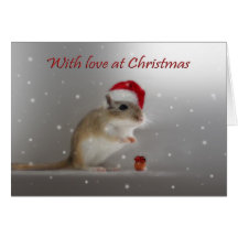 Mit Liebe am Weihnachten Karten