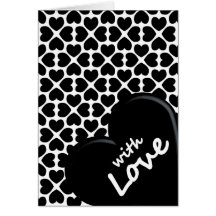 mit Liebe - Gruß-Karte des Valentines Tages