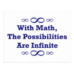 Mit Mathe sind die Möglichkeiten unbegrenzt Postkarten