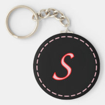 Mit Monogramm Buchstabe S Keychain Schlüsselbänder