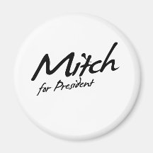 Mitchell Daniels für Präsidenten Autograph Kühlschrankmagnete