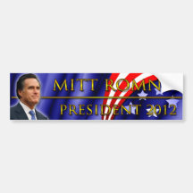 Mitt Romney für Präsidenten 2012 Autosticker