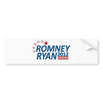 Mitt Romney Paul Ryan 2012 Sterne autoaufkleber