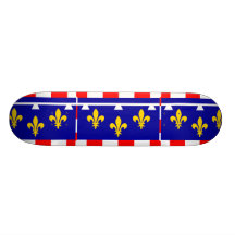 Mitte, Frankreich-Flagge Skateboard Bretter