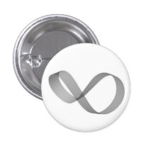 Möbius Streifen Anstecknadelbuttons