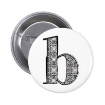 Mode-Schriftart, Buchstabe b Button