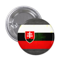 Modern Edgy Slovak Flag Pinback Button