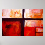 Moderne abstrakte Quadrate drucken abstrakte Kunst