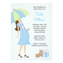 Moderne Babyparty-Einladung