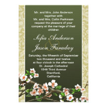Moderne elegante Blüten, die Einladung wedding sin