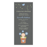 Moderne Frühlings-Babyparty Inviation - Junge Individuelle Einladung