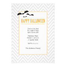 Moderne Halloween-Party-Einladung