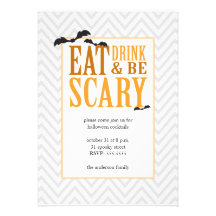 Moderne Halloween-Party-Einladung