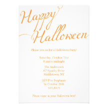 Moderne Halloween-Party-Einladung