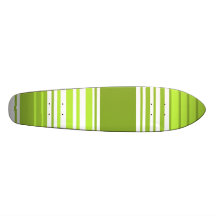 Moderne Neongrün- und Moosstreifen Individuelle Decks
