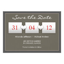 moderne Save the Date Einladung