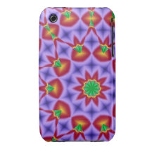 Moderner abstrakter Radialentwurf iPhone 3 Case-Mate Hülle