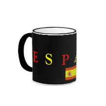Moderner Becher Spaniens Espana Kaffeetasse