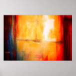 Modernes abstraktes Malerei-Kunst-Druck-Plakat