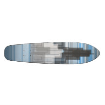 Modernes Stadtbild Individuelles Skateboard
