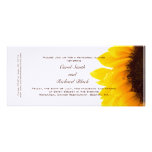ModernYellow Sonnenblume-Proben-Abendessen-Einladu