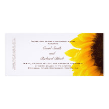 ModernYellow Sonnenblume-Proben-Abendessen-Einladu