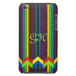 Modische Streifen, Zickzack, Monogramm iPod Touch Hüllen