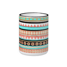 Modischer Azteke Kaffeetasse