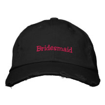 Modischer Brautjungfern-Hut Bestickte Baseballcaps