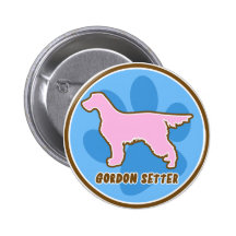 Modischer Gordon-Setzer Anstecknadelbuttons