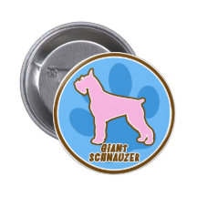 Modischer Riesenschnauzer Anstecknadelbuttons