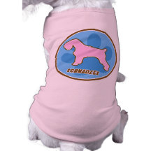 Modischer Schnauzer Hundetshirts