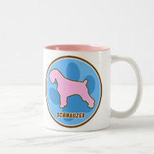 Modischer Schnauzer Kaffeetasse