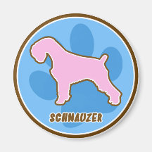Modischer Schnauzer Magnete