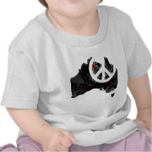 Modisches Friedenszeichen Australiens mit australi Tshirts