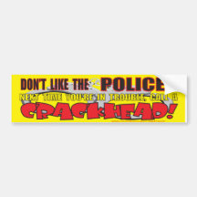 MÖGEN SIE NICHT DEN POLIZEI-AUTOAUFKLEBER