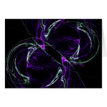 Möglichkeiten - kosmisches Lila u. Amethyst Karte