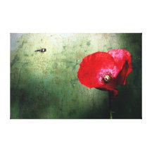 Mohnblumen Kunst 2 Galerie Gefaltete Leinwand
