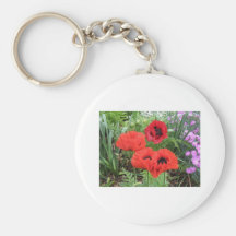 Mohnblumen Schlüsselbänder