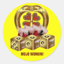 Mojo schnelles Glück Mojo Workin! Sticker