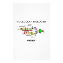 Molekularbiologe-Innere (DNS-Reproduktion) Individuelle Druckpapiere