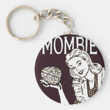 Mombie Retro Zombie Schlüsselanhänger