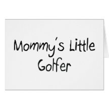 Mommys kleiner Golfspieler Karten