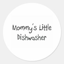 Mommys wenig Spülmaschine Sticker