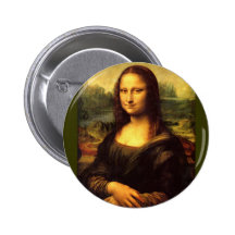 Mona Lisa Anstecknadelbutton