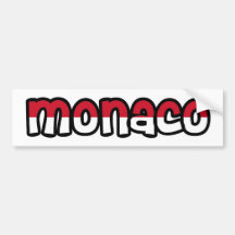 Monaco Autoaufkleber