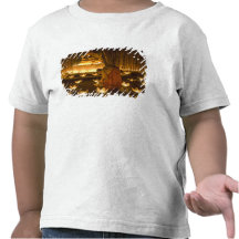 Mönche, die khom loy Kerzen und Laternen für beleu Tshirts