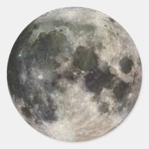 Mond-Aufkleber